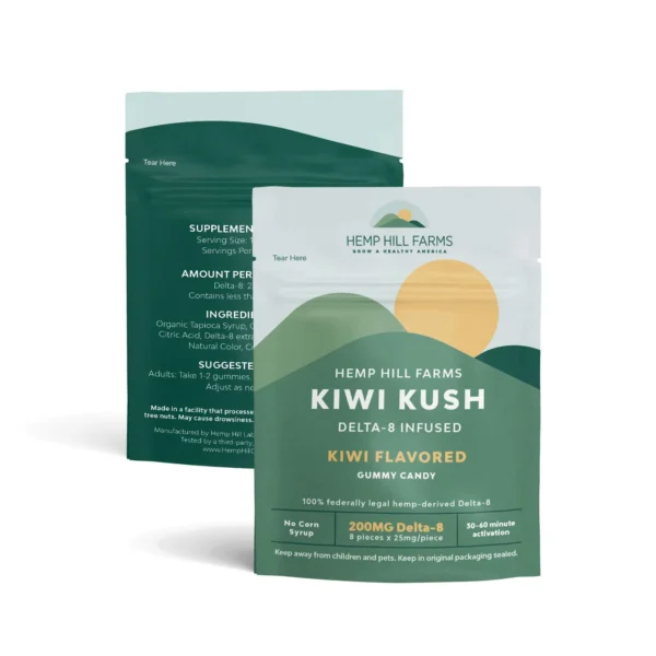 Kiwi Kush Edibles - Cannabis-infused gummy candies with tantalizing kiwi flavors.